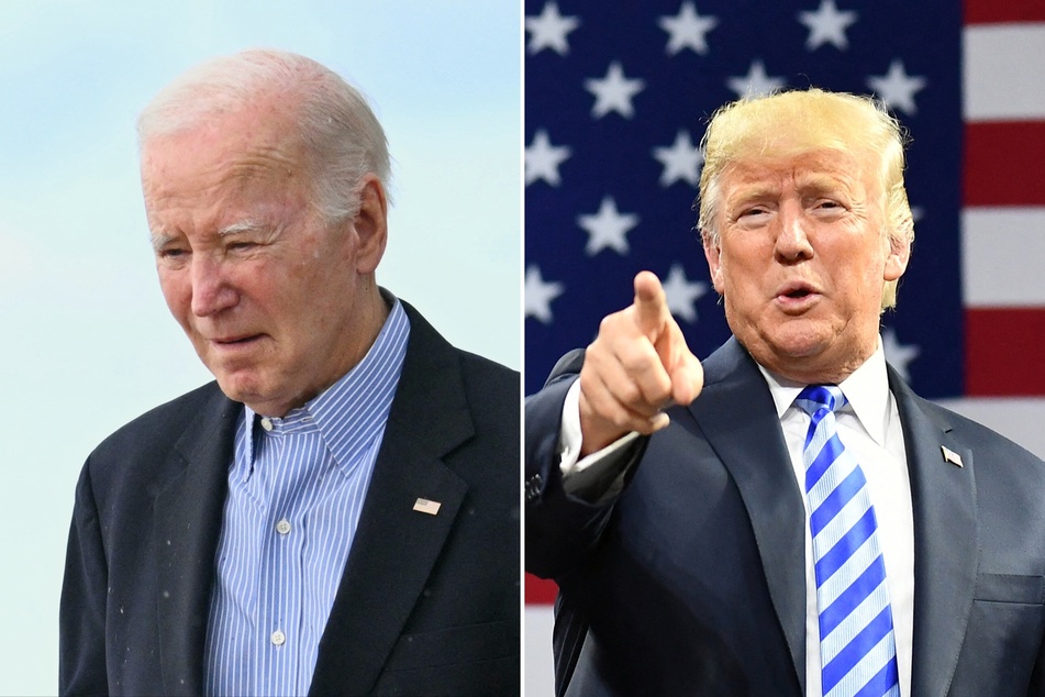 A recent poll from USA Today and Suffolk University found Donald Trump (r.) is leading in support from several key demographics against President Joe Biden.