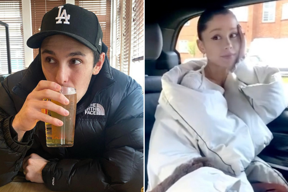 Speculation about Ariana Grande (r) and Dalton Gomez's marriage is going viral on social media.