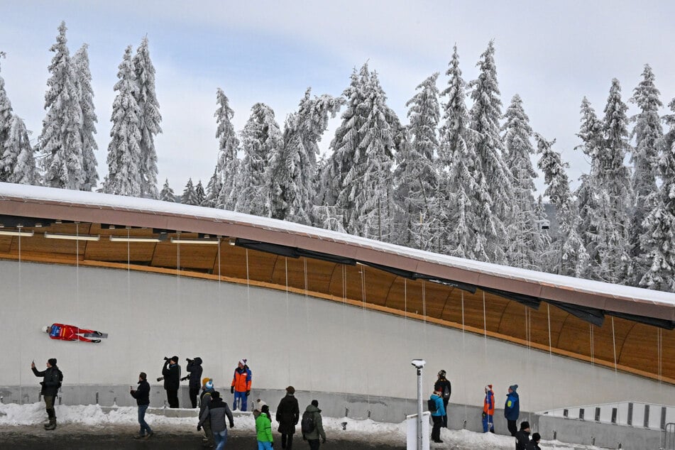 Anfang des Jahres fanden die Rennrodel-Weltmeisterschaften in Oberhof statt. (Archivbild)