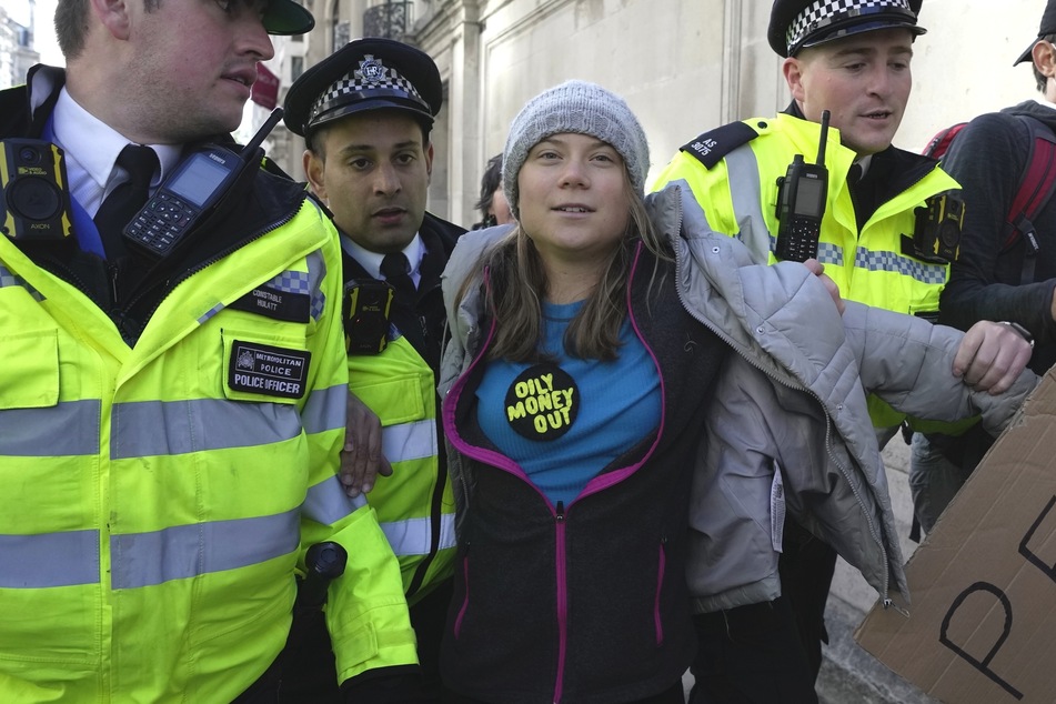 Greta Thunberg: Bei Demo in London: Greta Thunberg festgenommen