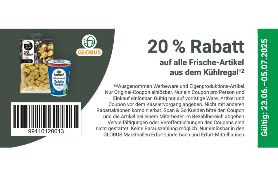 Mit einem Klick zum Coupon.