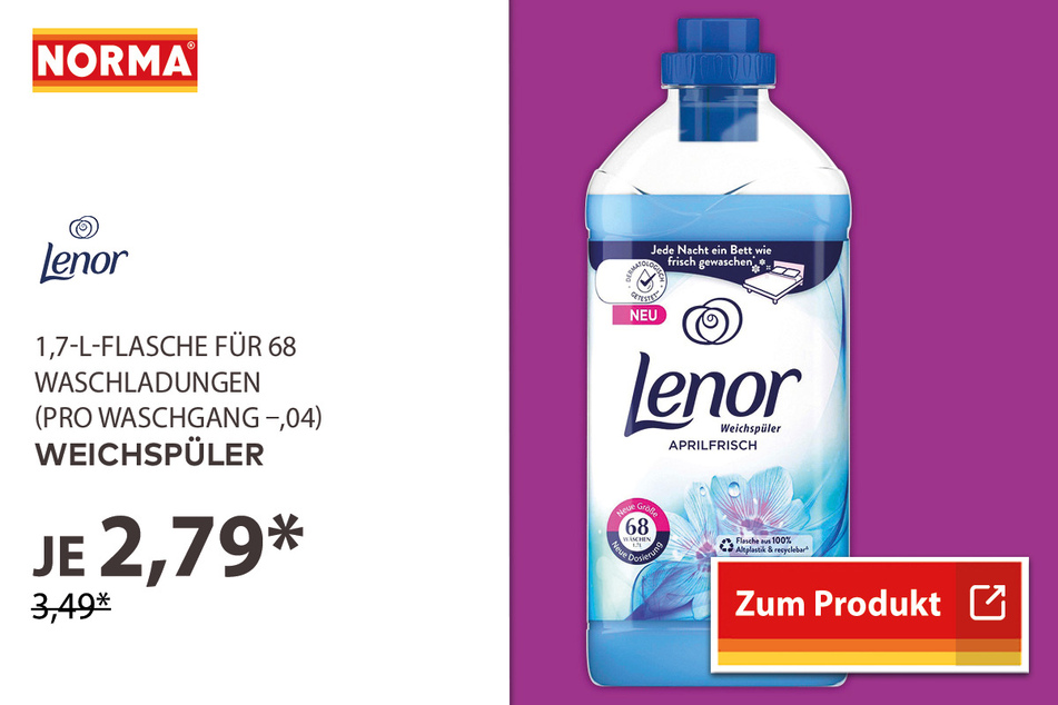 Weichspüler für 2,79 Euro