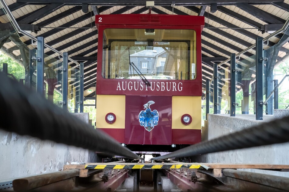 Die Drahtseilbahn Augustusburg wird in der kommenden Woche ”winterfest” gemacht.