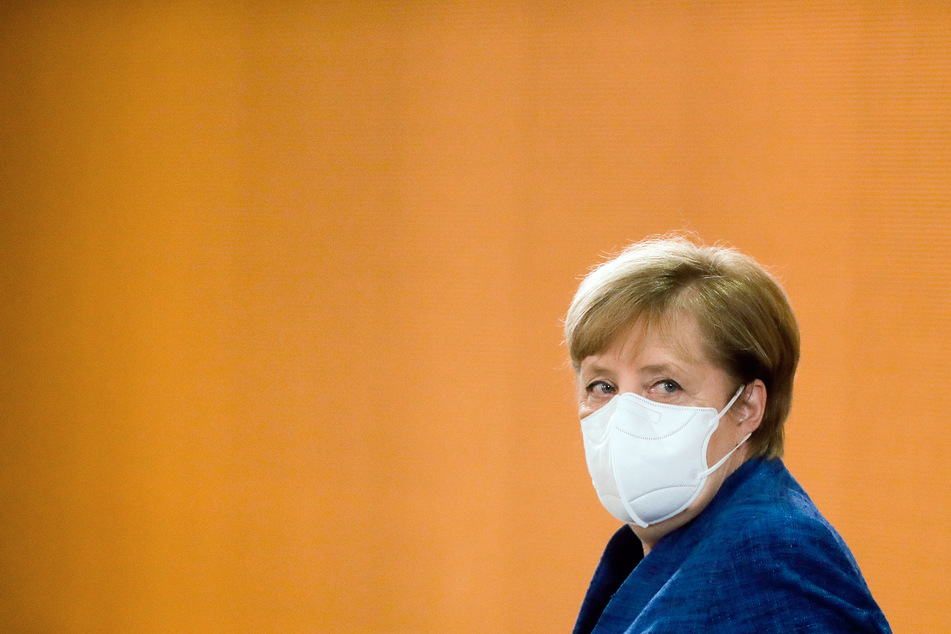 Bundeskanzlerin Angela Merkel (CDU), kommt zur Sitzung des Bundeskabinetts im Kanzleramt.