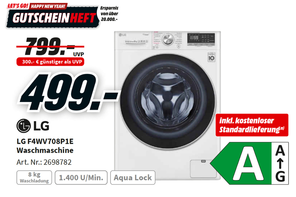 LG-Waschmaschine F4WV708P1E