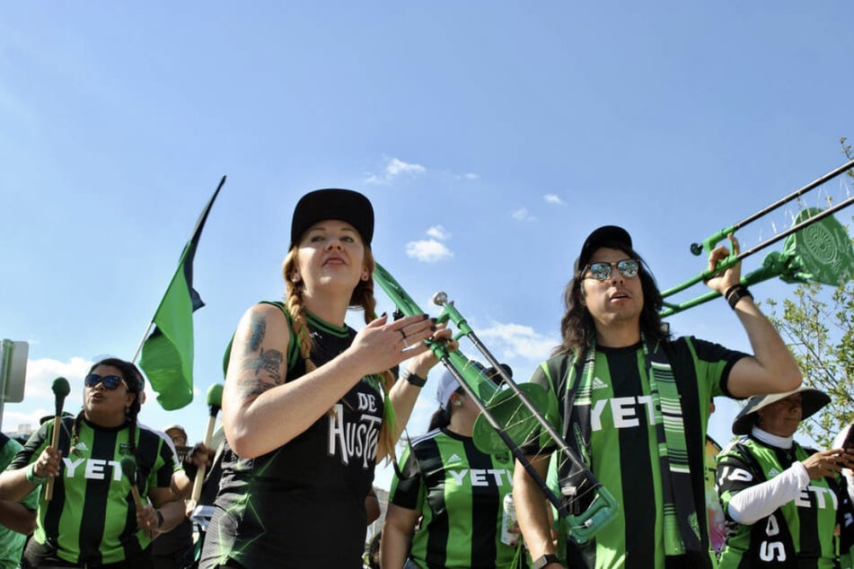 La Murga de Austin will keep you on your toes and jumping for joy in the supporters section.