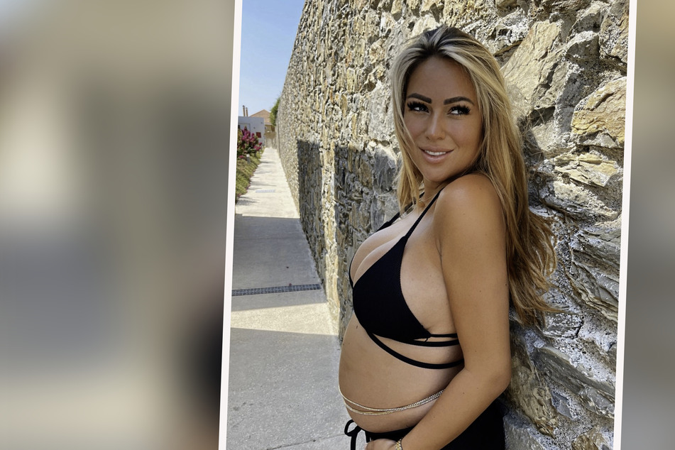 Die schwangere Leipzigerin verbringt gerade ihre "Babymoon"-Reise in Griechenland.