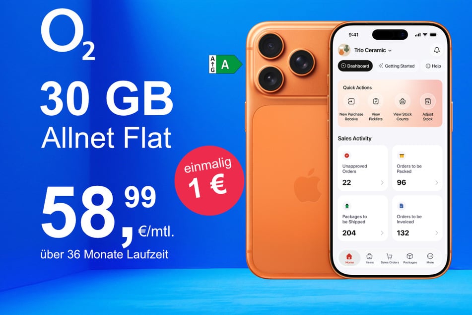 Das neue iPhone 17 Pro inkl. 30 GB Datenvolumen für nur 1 Euro exklusiv bei o2.