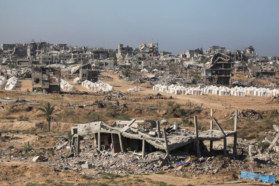 Palestinians returned to find their homes turned to rubble as a result of the Israeli bombardment.