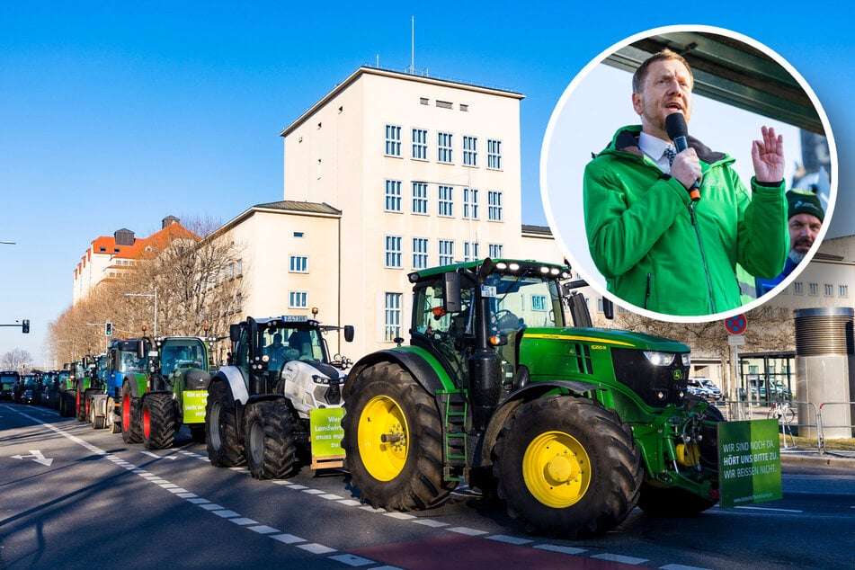 Nach den Protesten: MP Kretschmer lädt Bauern zur Kabinettssitzung ein