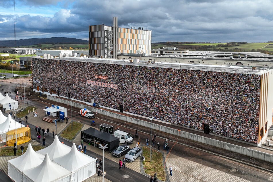 Insgesamt 8000 Haustiere wurden in dem XXL-Kunstwerk verewigt.