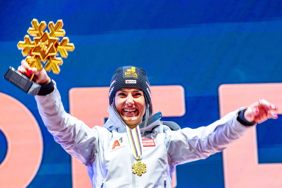 Stephanie Venier (31) holte in Saalbach ihren ersten WM-Titel - trotz einer mehr als ungewöhnlichen Ernährung.