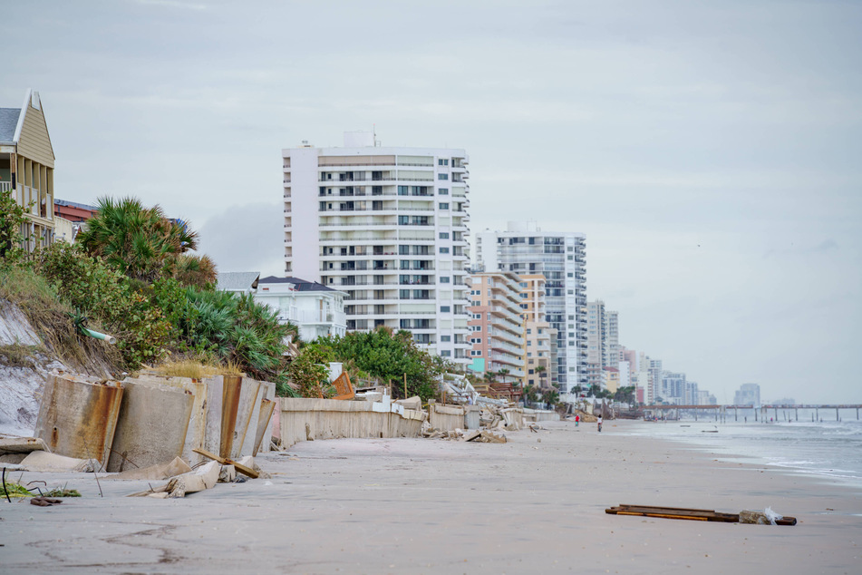 Hurricanes have destroyed beaches in Florida, and the latest round of storms unveiled an ancient shipwreck.