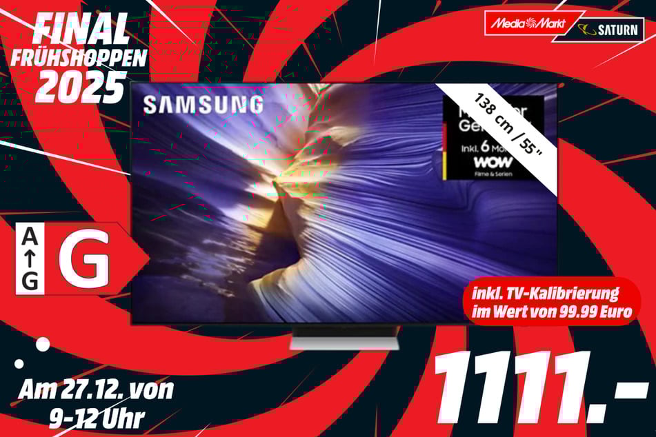55-Zoll Samsung-Fernseher für 1.111 Euro.