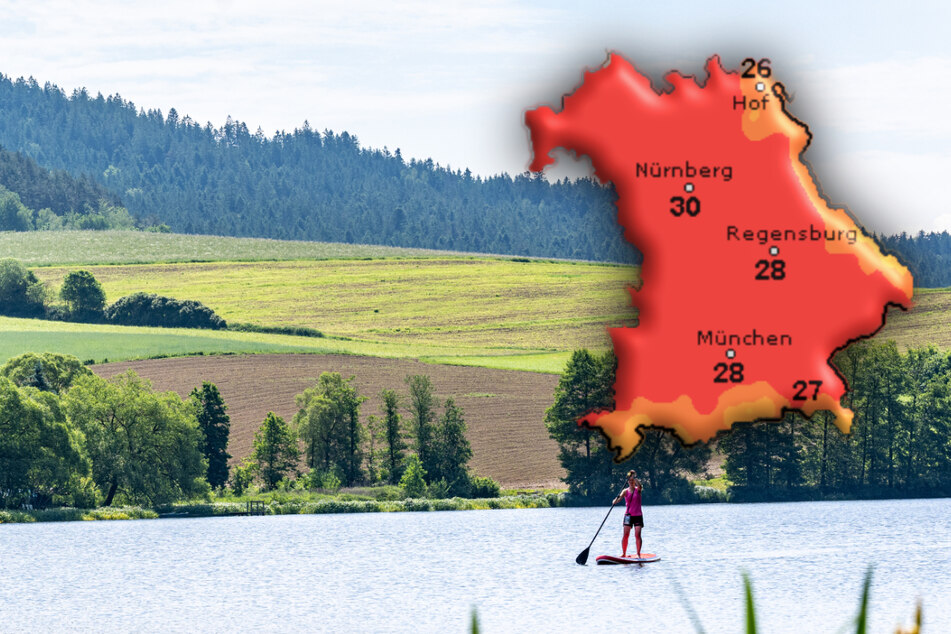 "Yona" bringt den Sommer: Bayern steuert auf 30-Grad-Marke zu