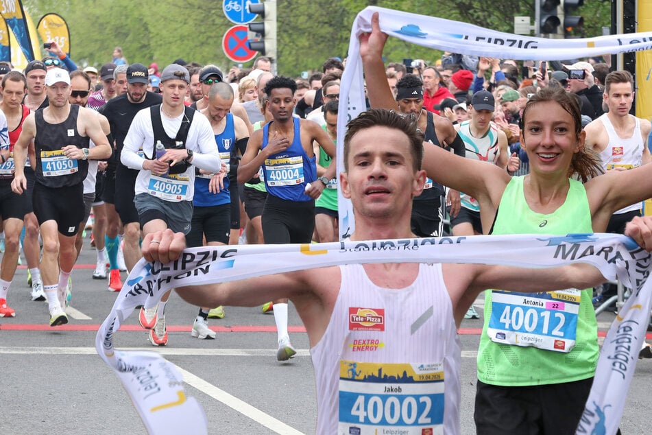 Leipzig Marathon trotz Regenwetter: Sieger zieht Fazit