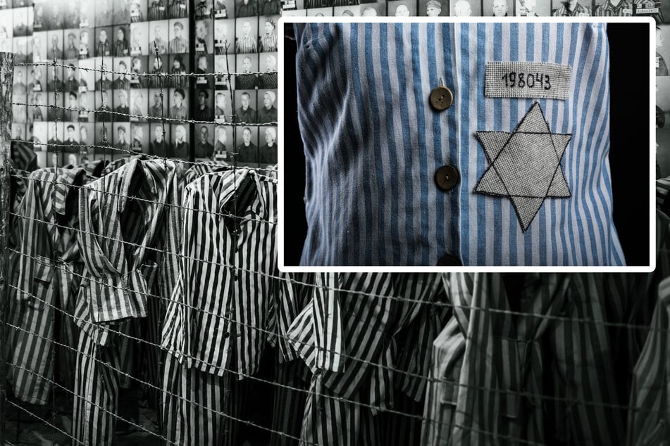 Gefangene während des Holocaust mussten in den Konzentrationslagern gestreifte Uniformen samt Kennzeichen auf der Brust tragen.