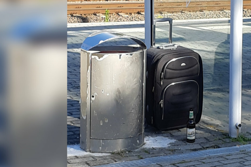 Dieser Koffer legt derzeit die Sachsen-Franken-Magistrale lahm.
