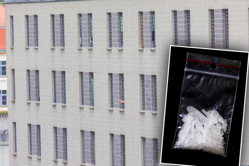 In den Knast von Dresden wurde reichlich Crystal geschmuggelt.