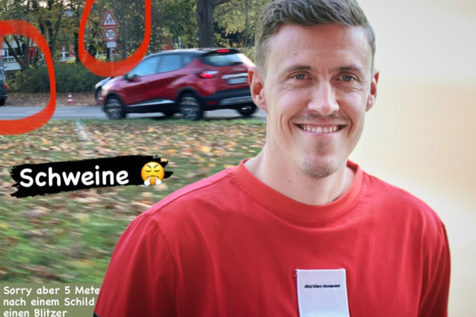 Union-Star Max Kruse (32) geriet in eine Radarfalle. (Bildmontage)