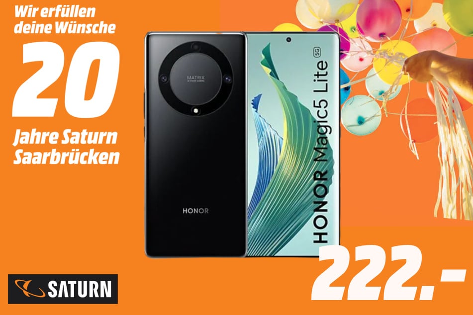 Honor Magic 5 Lite 5G für 222 Euro.