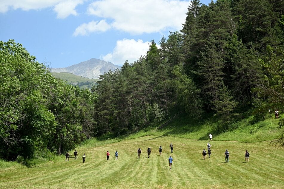 In den französischen Voralpen wurde sich auf die Suche nach Émile (2) begeben.