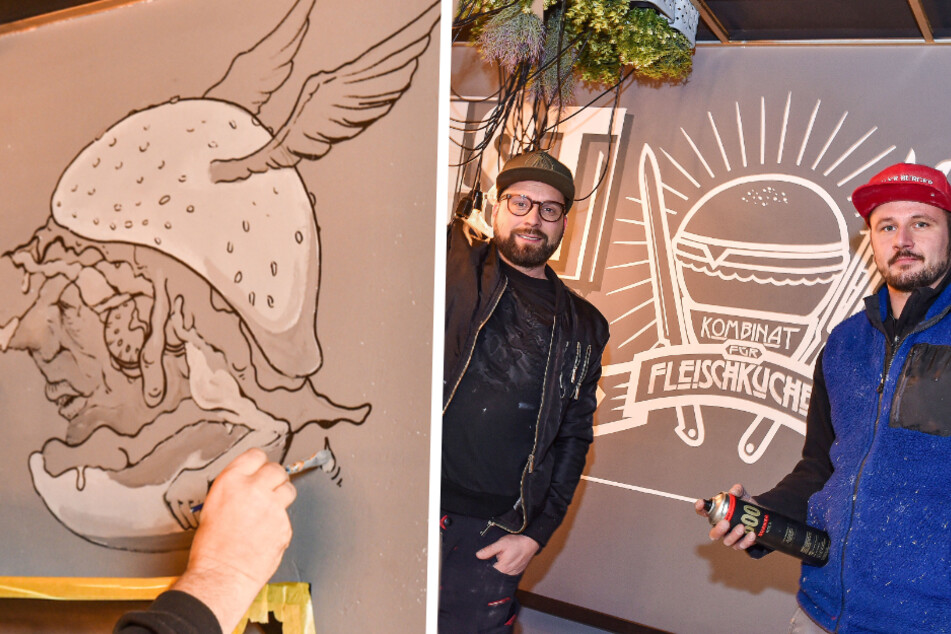 Dresden: "Kombinat für Fleischkuchen" setzt auf frische Burger und Streetart-Kunst