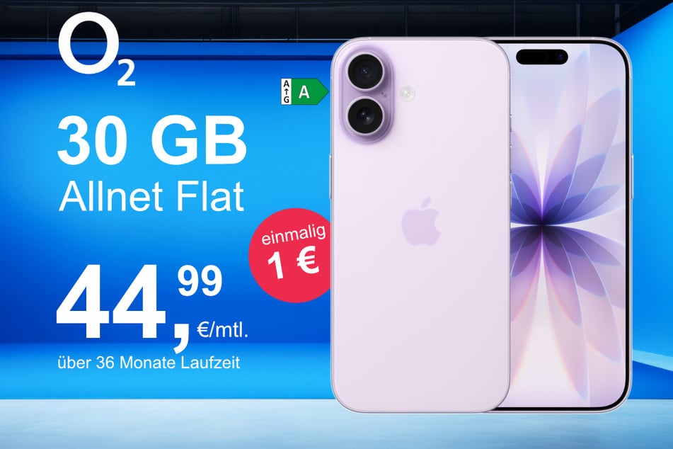 Das neue iPhone 17 inkl. 30 GB Datenvolumen für nur 1 Euro exklusiv bei o2.