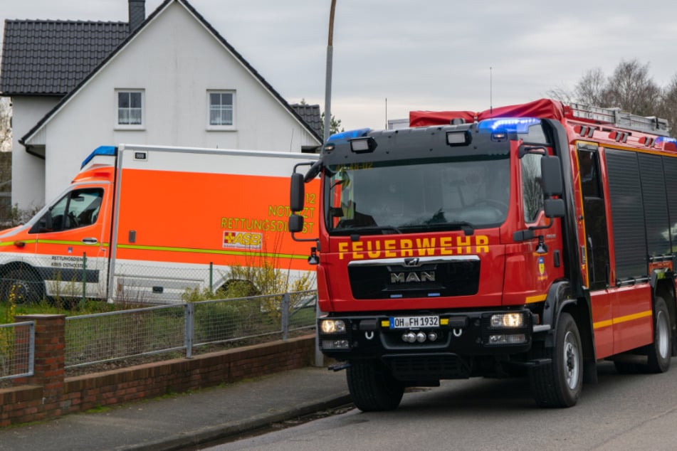 Die Feuerwehr war mit einem Großaufgebot vor Ort.