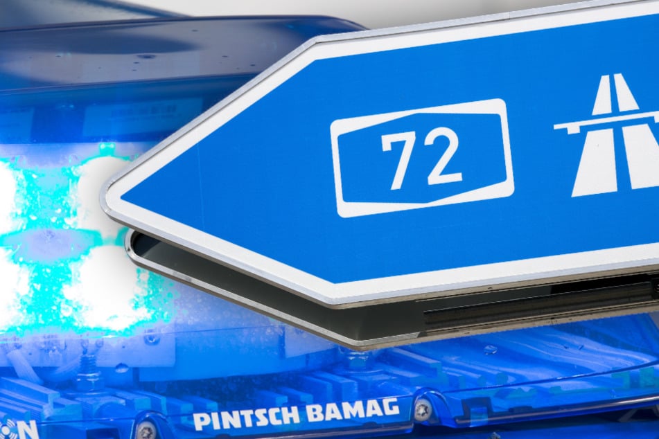 Auf der A72 krachte es am Montagmorgen. (Symbolbild)