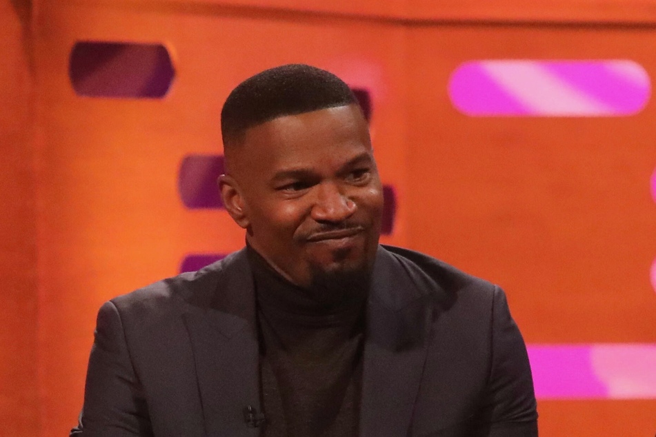 Jamie Foxx appearing on the Graham Norton Show.