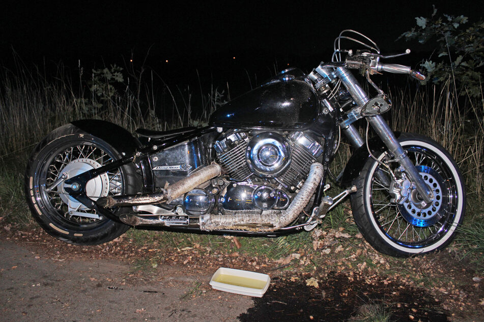 Das Motorrad des 20-Jährigen wurde schwer beschädigt.