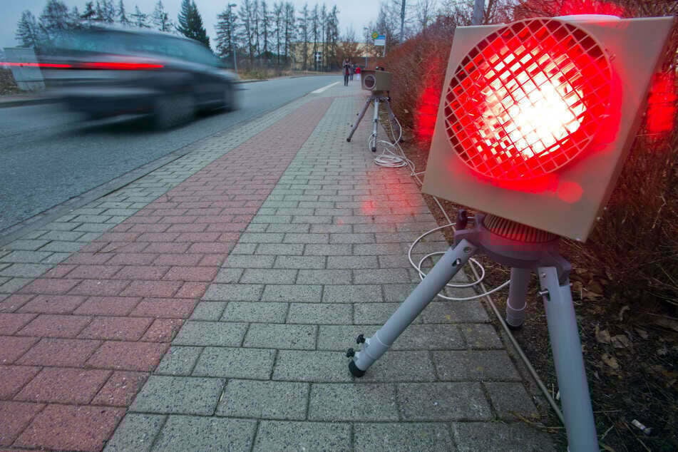 Hier wird in Chemnitz geblitzt. (Symbolbild)