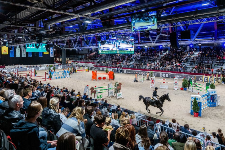 Am Wochenende findet in der Messe Chemnitz der "Große Preis von Sachsen" statt - erstmals auch mit der Deutschen Meisterschaft im Springreiten.