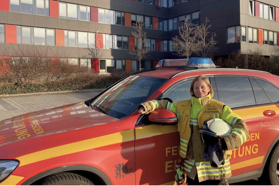 Marika Rosenberg (39) ist Feuerwehrfrau.