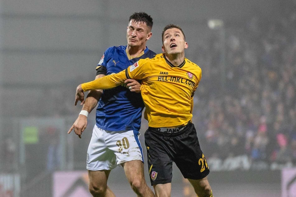Niklas Hauptmann (r.) warf sich auch in Kiel mal wieder voll rein, konnte die Niederlage aber nicht verhindern.