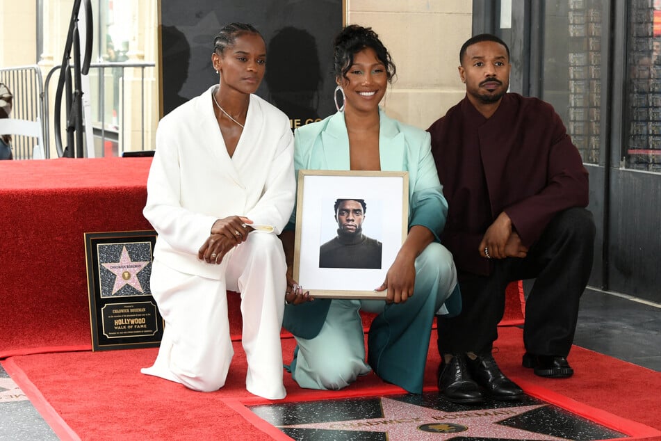 Chadwick Boseman receives posthumous Hollywood star in emotional ceremony