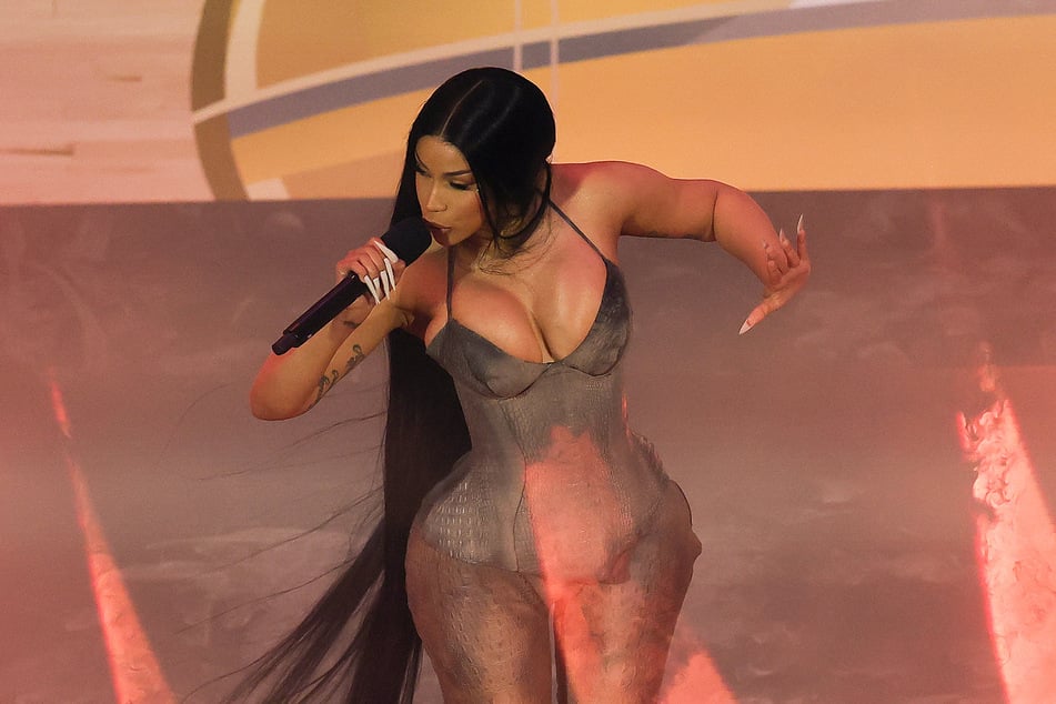 Cardi B performs at the NBA Finals Game 3 halftime show on June 8, 2026.