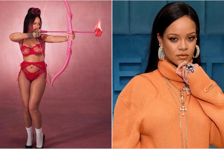 Rihanna cosplays as a sexy cherub in steamy Valentine's ad for Savage x Fenty