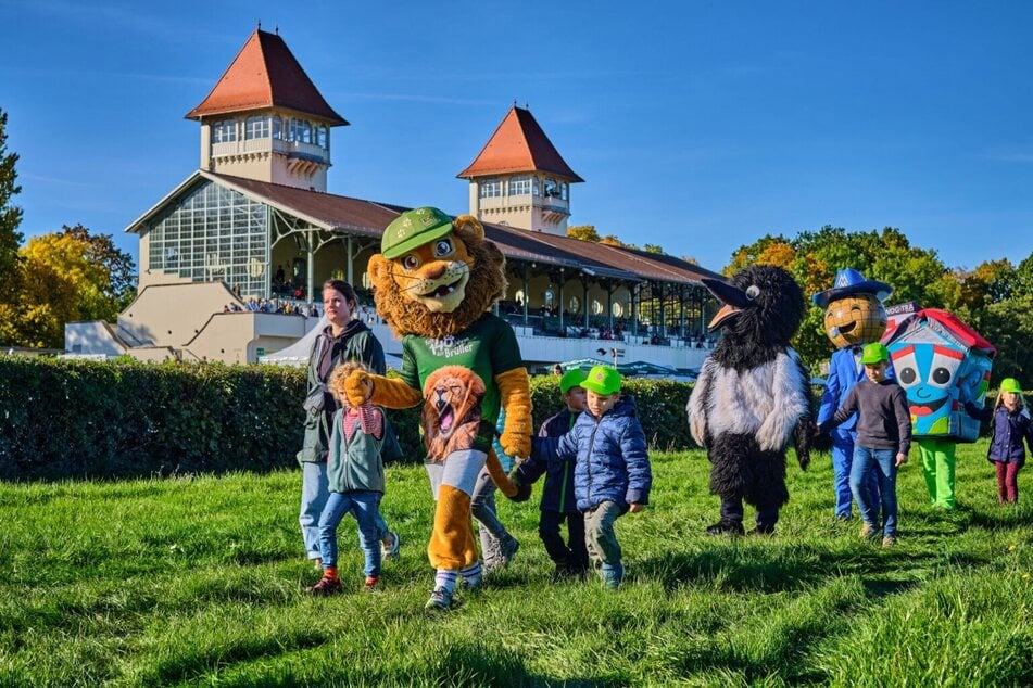 Das Maskottchen-Rennen verspricht viel Spaß für Groß und Klein.