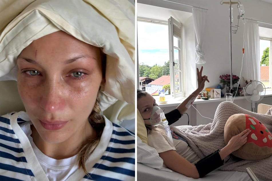 Bereits im September vergangenen Jahres postete Bella Hadid (29) besorgniserregende Einblicke aus einer Klinik.