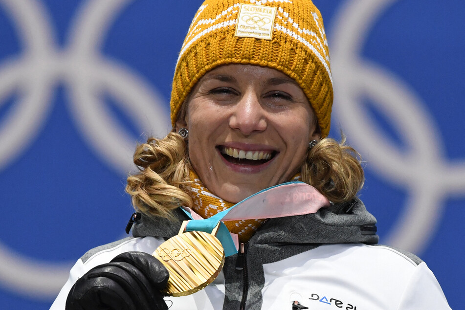 An drei Olympischen Spielen nahm sie teil, dreimal ging Anastasiya Kuzmina (39) mit Gold nach Hause.
