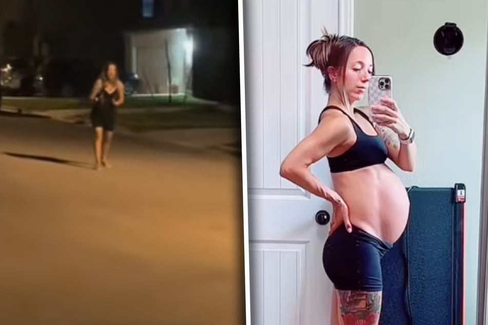 In der 38. Schwangerschaftswoche wollte Nicole die Wehen per Sprint einleiten - und bereute es nur Sekunden später.