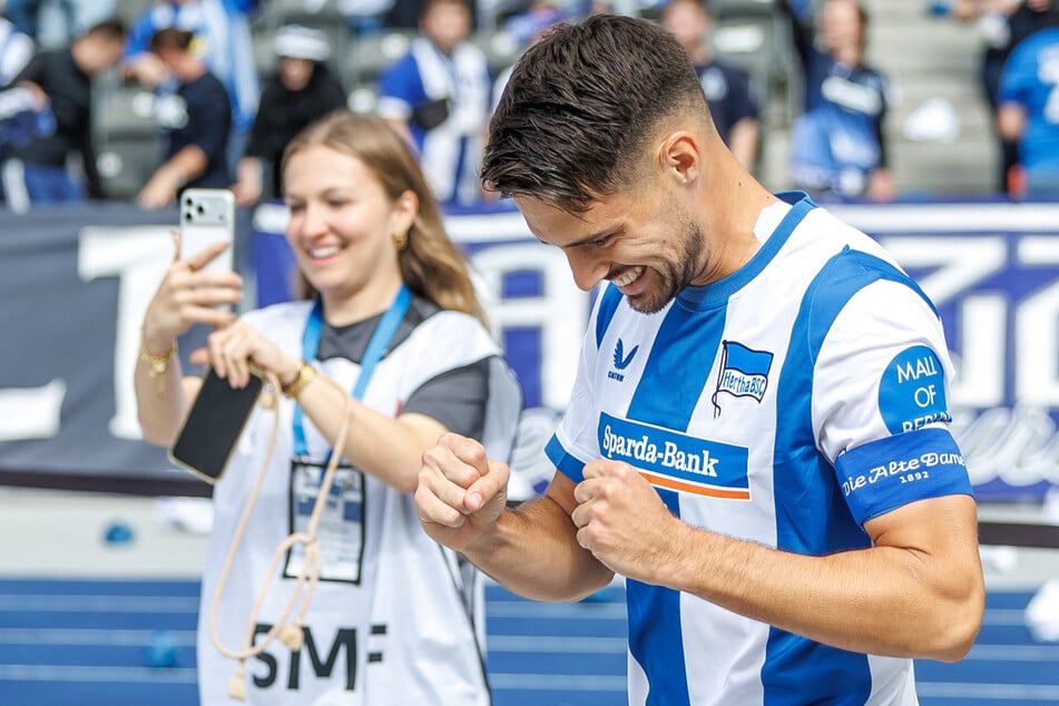 Hertha-Kapitän Josip Brekalo (28) glänzte nicht nur wegen seines Tores.