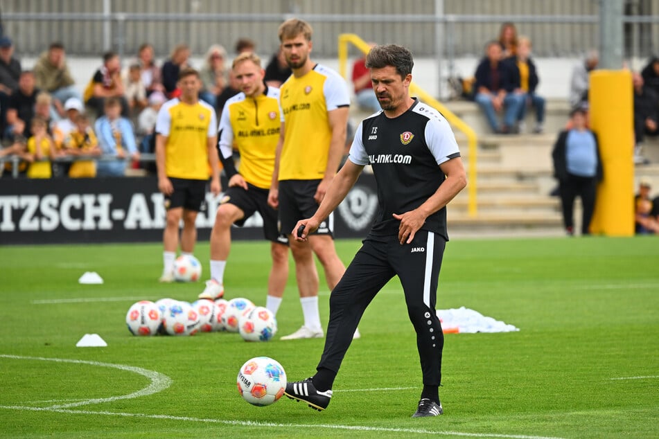 Am Donnerstag dürfen die SGD-Fans ihren Spielern beim Training zuschauen.