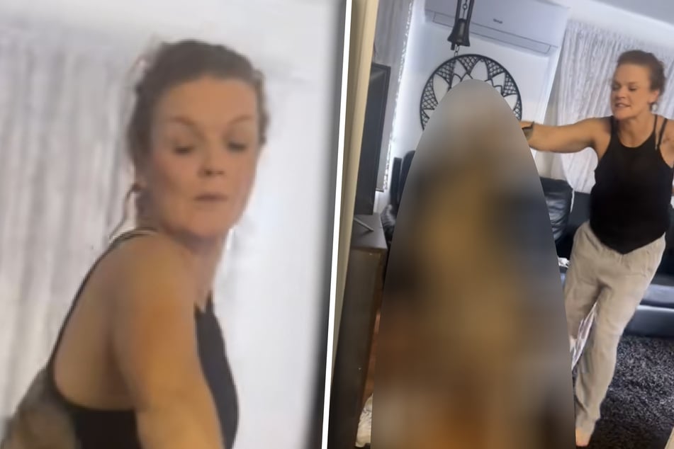 Une femme est étonnée de voir qui entre chez elle : des millions de personnes la regardent