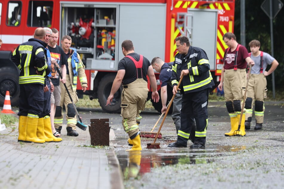 Die Feuerwehr musste in der Unwetternacht nur selten ausrücken. (Archivfoto)