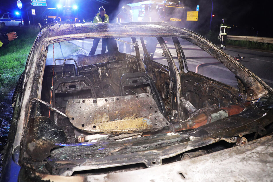 Viel blieb nach dem Brandanschlag nicht übrig.