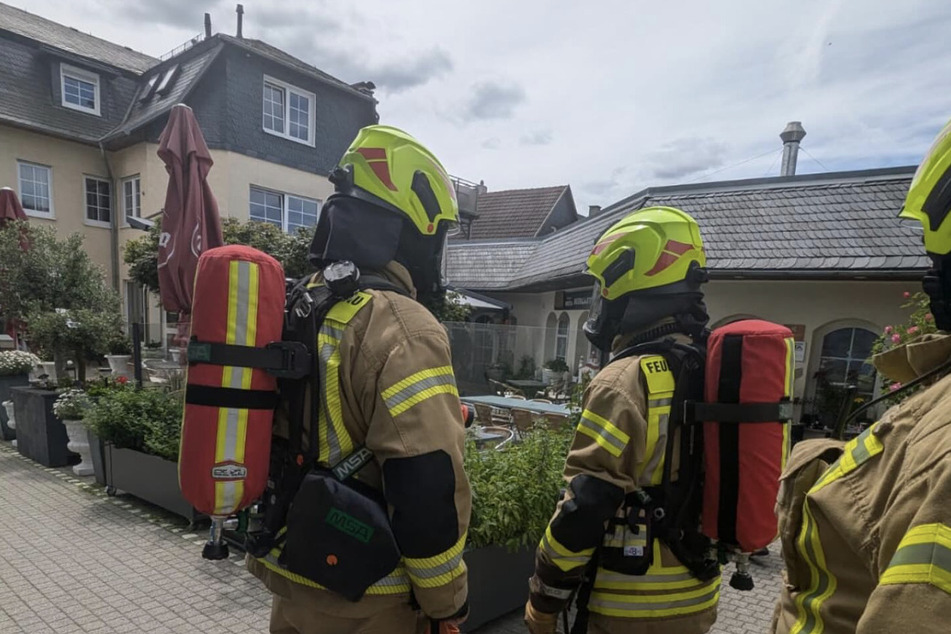 Wegen der Gasexplosion musste die Feuerwehr anrücken.