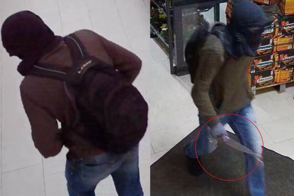 35-Jährige bedroht: Polizei sucht maskierten Messer-Mann